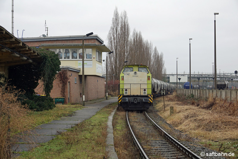 Pausenhalt in Bitterfeld Nord, am einstigen Haltepunkt Grube Antonie.
