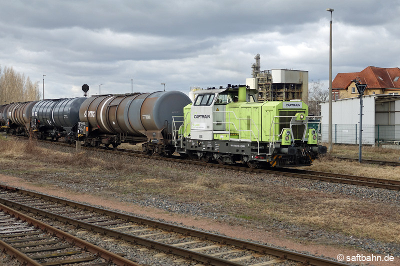 650 093-4 mit der Ethanolwagengruppe aus Zörbig.