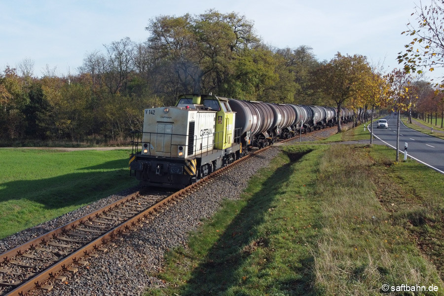 Zwischen Sandersdorf und Heideloh, verlässt die Fuhre das Waldgebiet Stakendorfer Busch.