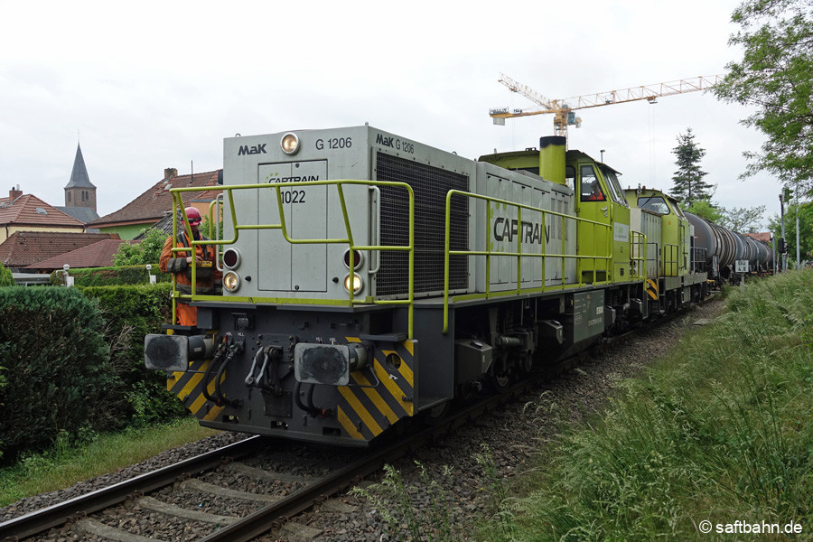 Ausfahrt aus Sandersdorf gen Bitterfeld Nord.