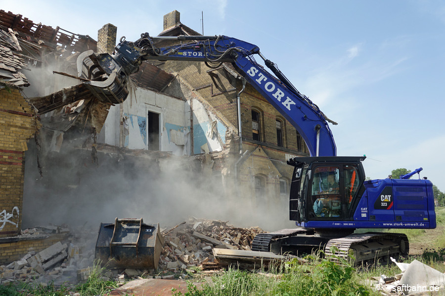 Abbrucharbeiten am 22.05.2023