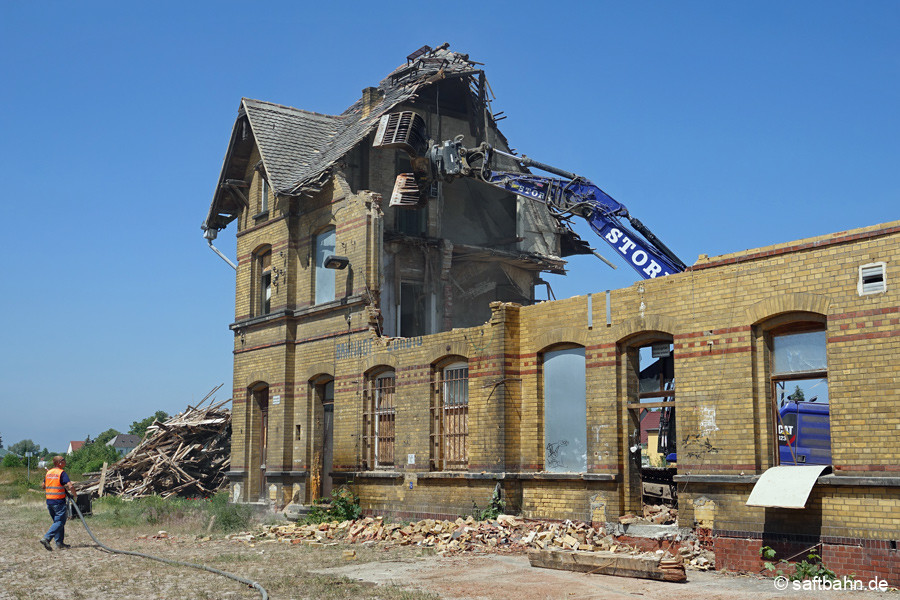 Stand der Abrissarbeiten am 01.06.2023