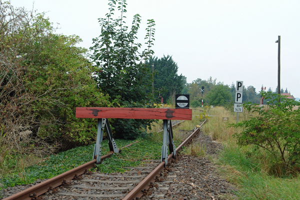 Übergang in Nebenanschlußbahn